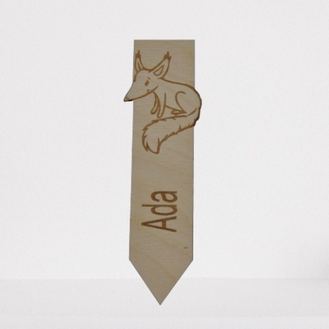 Zakładka do książki - dziecięca lisek ZDG-02