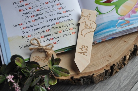 Zakładka do książki - dziecięca lisek ZDG-02