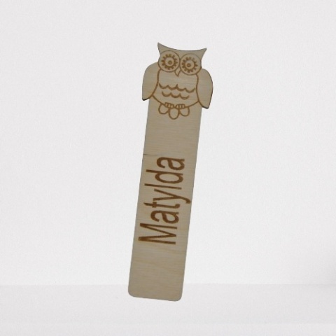 Zakładka do książki - dziecięca sowa ZDG-03