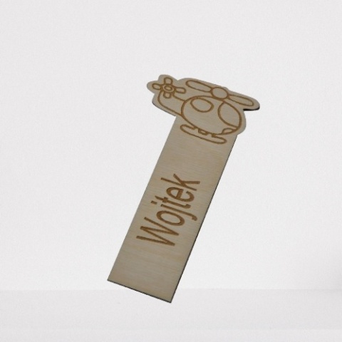 Zakładka do książki - dziecięca helikopter ZDG-04