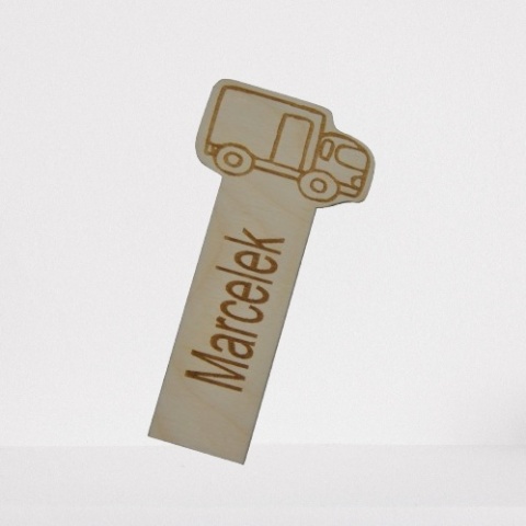 Zakładka do książki - dziecięca ciężarówka ZDG-06