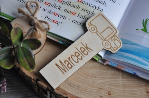 Zakładka do książki - dziecięca ciężarówka ZDG-06