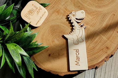 Zakładka do książki - dziecięca dinozaur T-Rex ZDG-09