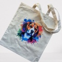 Torba bawełniana z nadrukiem "Beagle" TBB-04